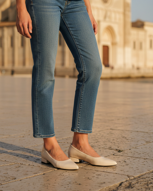 Morablu 2844 Vernice Avorio Tacco 30