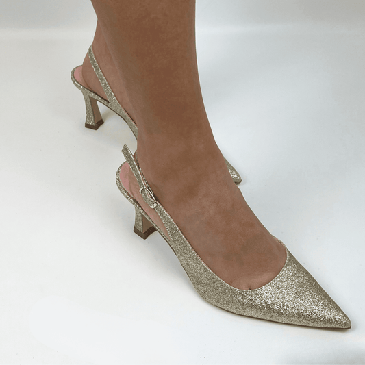 Morablu 3542 Glitter Platino Tacco 70