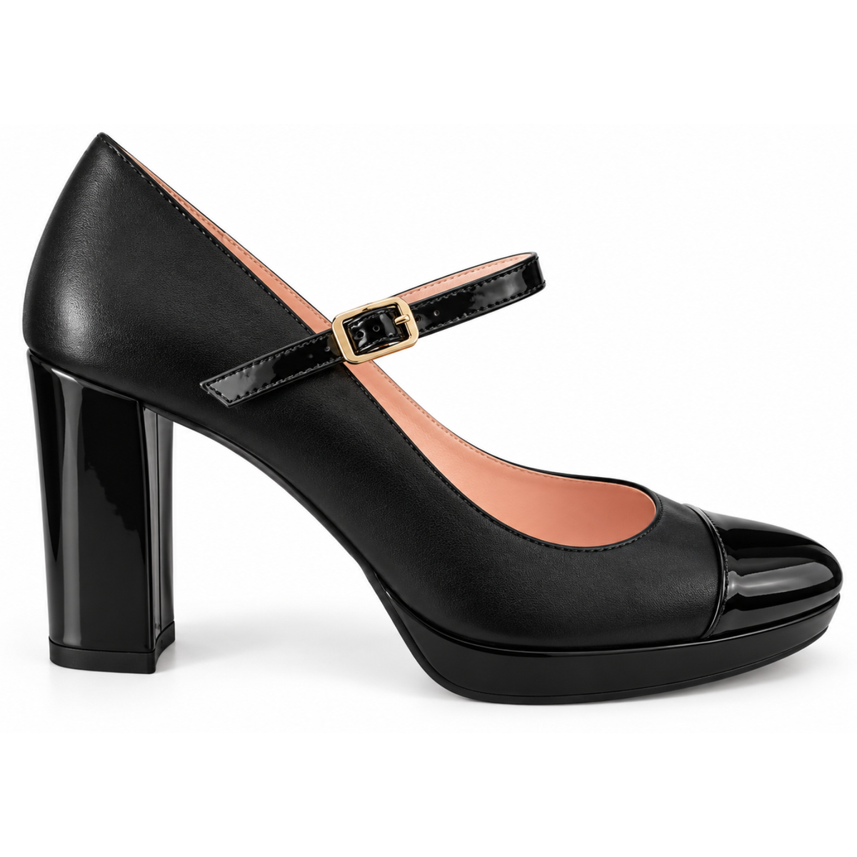 Décolleté Donna Nero Sol Soft Tacco 80 mm - Art 2567