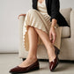 Ballerina Donna Marrone Vernice Tacco 10 - Art 504