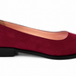 Ballerina Donna Bordeaux Scamosciato Tacco 10 - Art 504