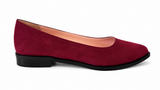Ballerina Donna Bordeaux Scamosciato Tacco 10 - Art 504