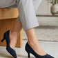 MORABLU 3863 CAMOSCIO PELLE BLU TACCO 50