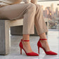 Morablu 3987 Pelle Rossa Tacco 100