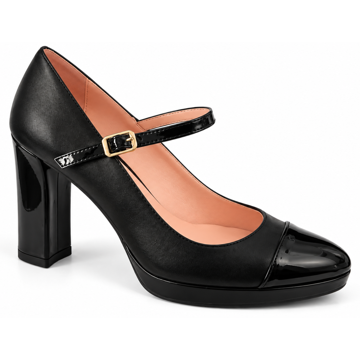 Décolleté Donna Nero Sol Soft Tacco 80 mm - Art 2567