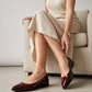 Ballerina Donna Marrone Vernice Tacco 10 - Art 504