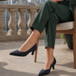 MORABLU 3871 R CAMOSCIO PELLE BLU TACCO