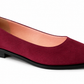 Ballerina Donna Bordeaux Scamosciato Tacco 10 - Art 504