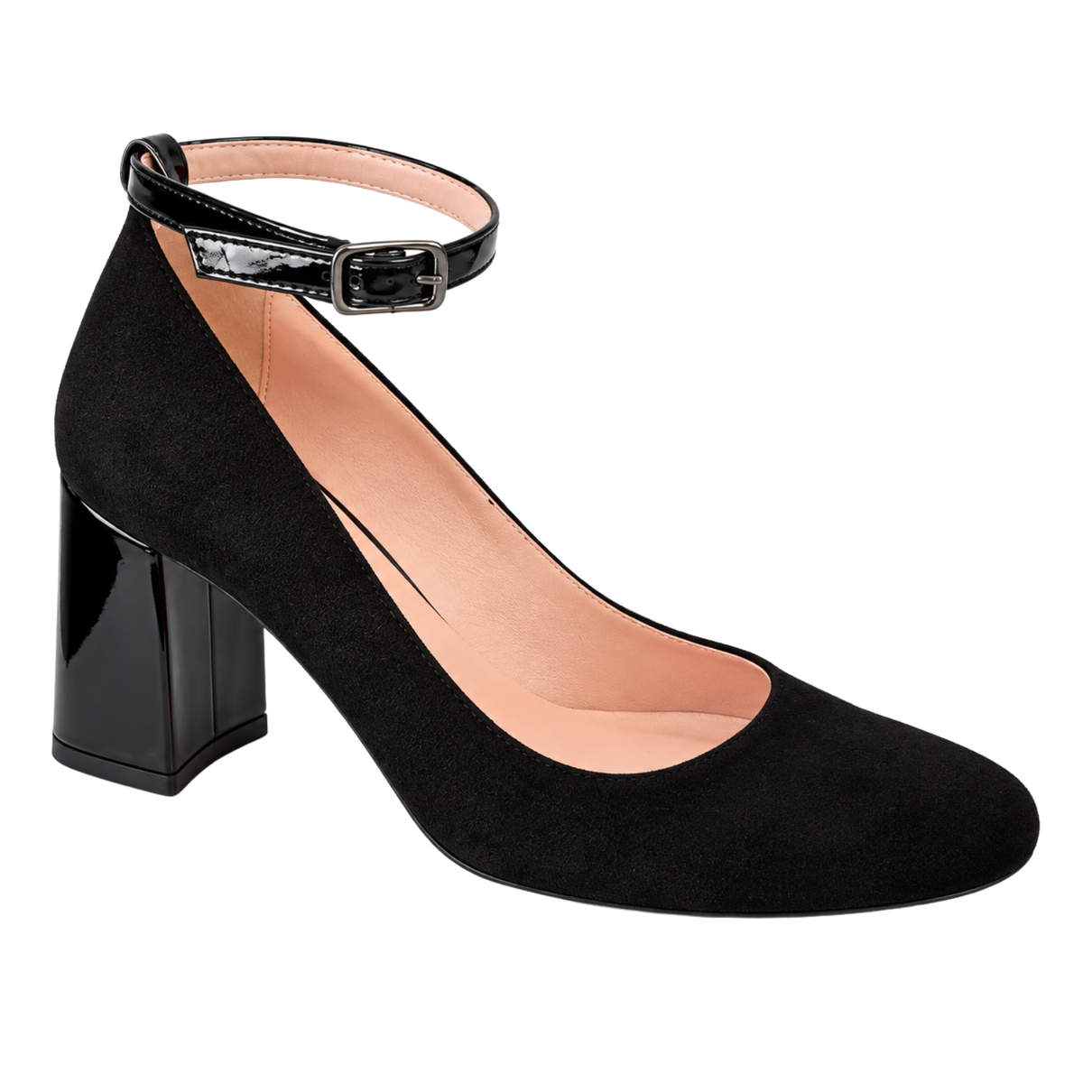 Décolleté Donna Nero Scamosciato Tacco 70 mm - Art 4069