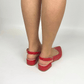 Morablu 3191 Sol Soft Rosso Sandalo Basso Tacco 20
