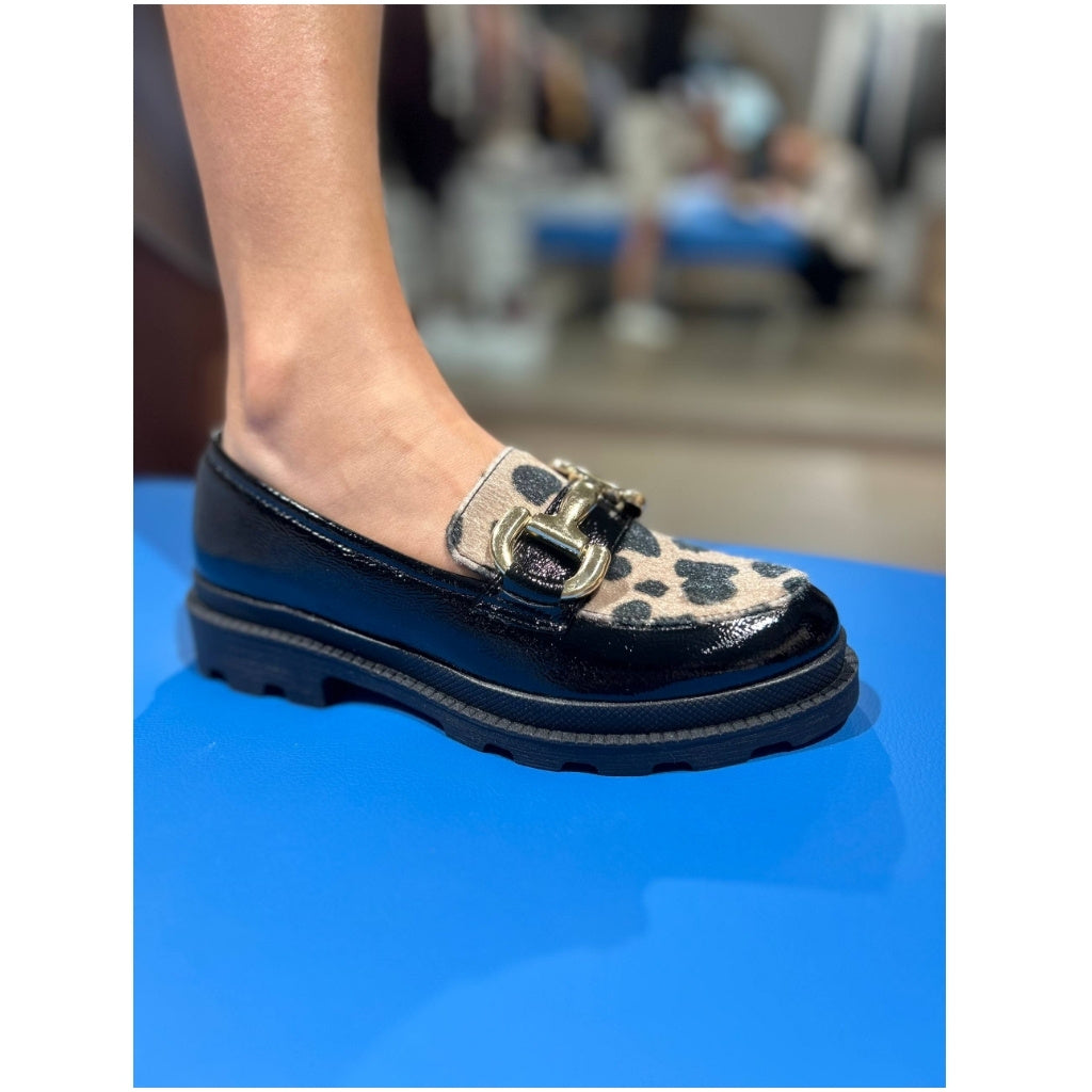 3453/FC CRISTAL AIR NERO / LEOPARDO BEIGE