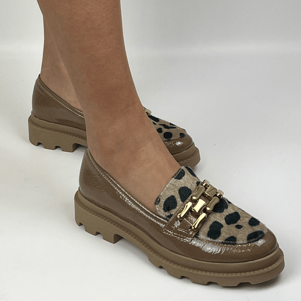 MORABLU 3465/FC CRISTAL FANGO / LEOPARDO BEIGE