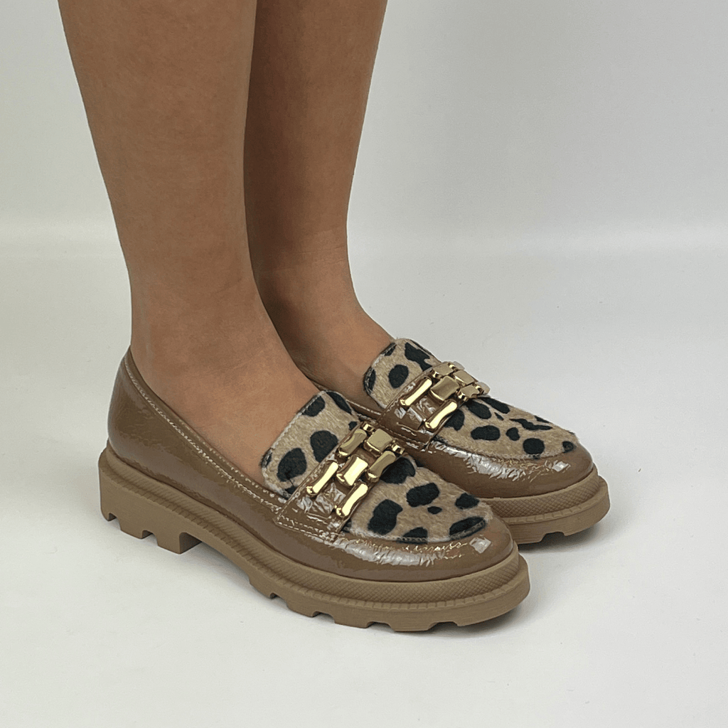 MORABLU 3465/FC CRISTAL FANGO / LEOPARDO BEIGE