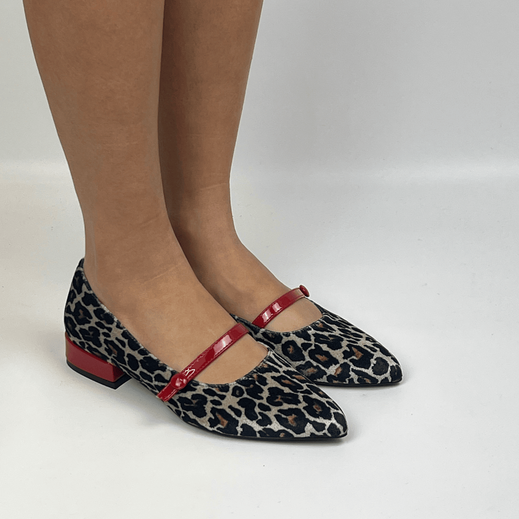 MORABLU 3495 GIAGUARO BEIGE / VERNICE ROSSA