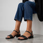 Morablu 3717 Sol Soft Nero Sandalo Basso Tacco 10