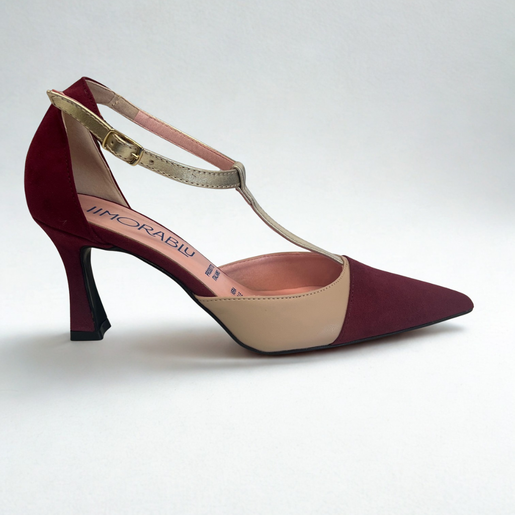 3753 VELVET BORDEAUX/SOL NUDE/ KING PLATINO