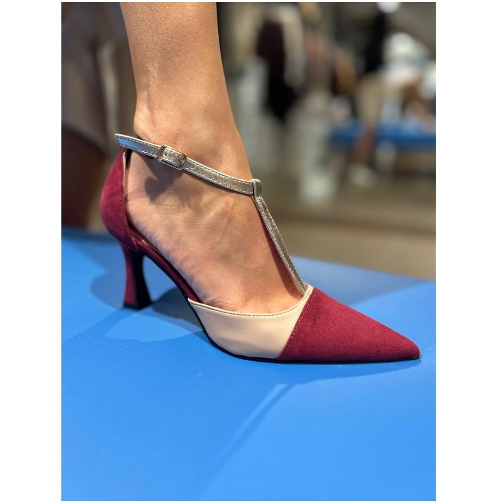 3753 VELVET BORDEAUX/SOL NUDE/ KING PLATINO