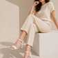 Morablu 3877 Sol Soft Bianco Sandalo Tacco 70