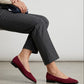 Ballerina Donna Bordeaux Scamosciato Tacco 10 - Art 504