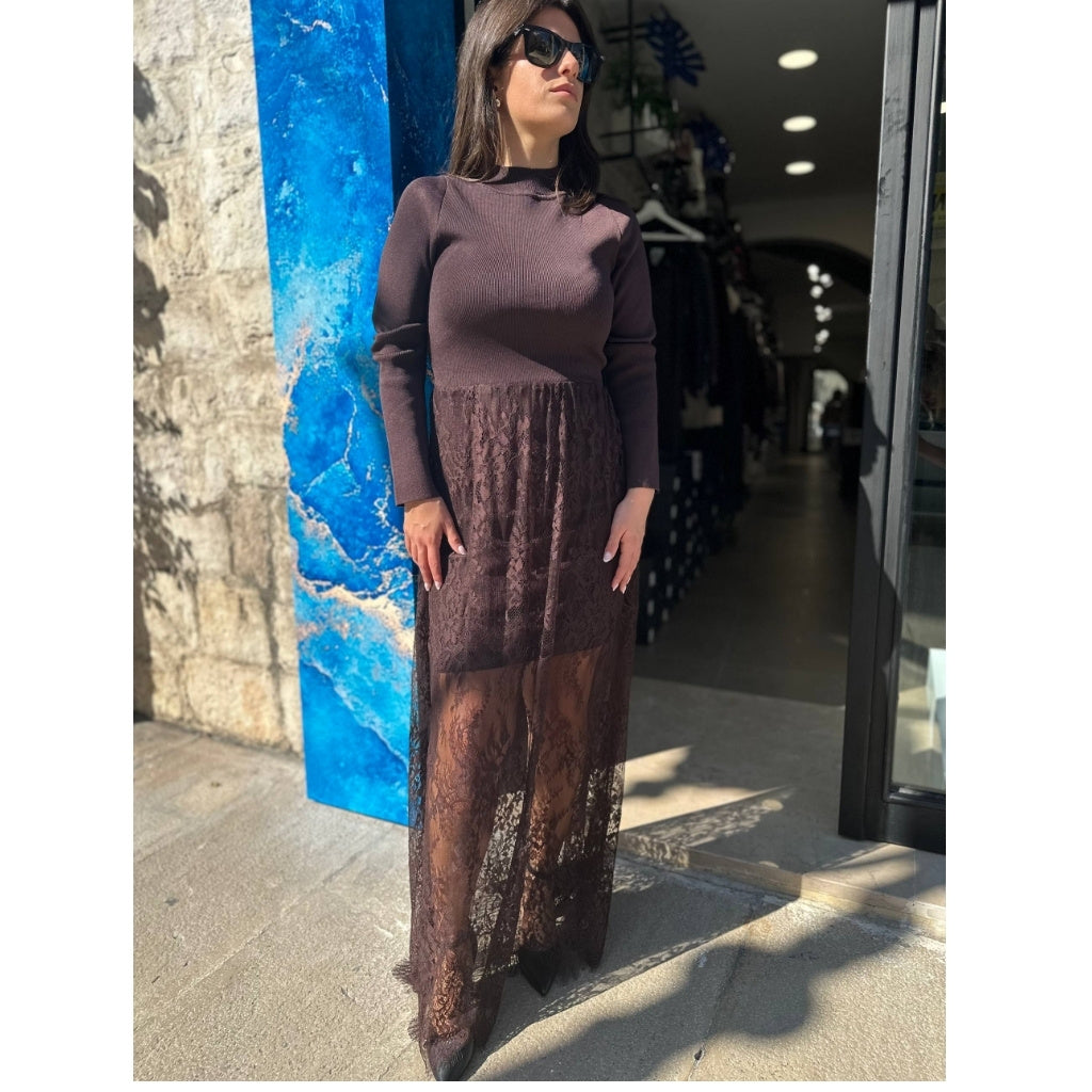 ABITO IN MAGLINA CON GONNA IN PIZZO