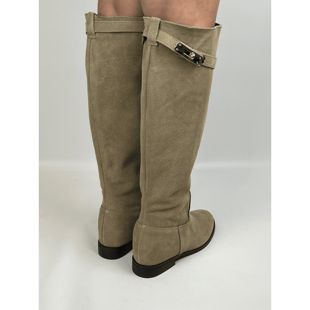 STIVALE V52 CAMOSCIO TORTORA