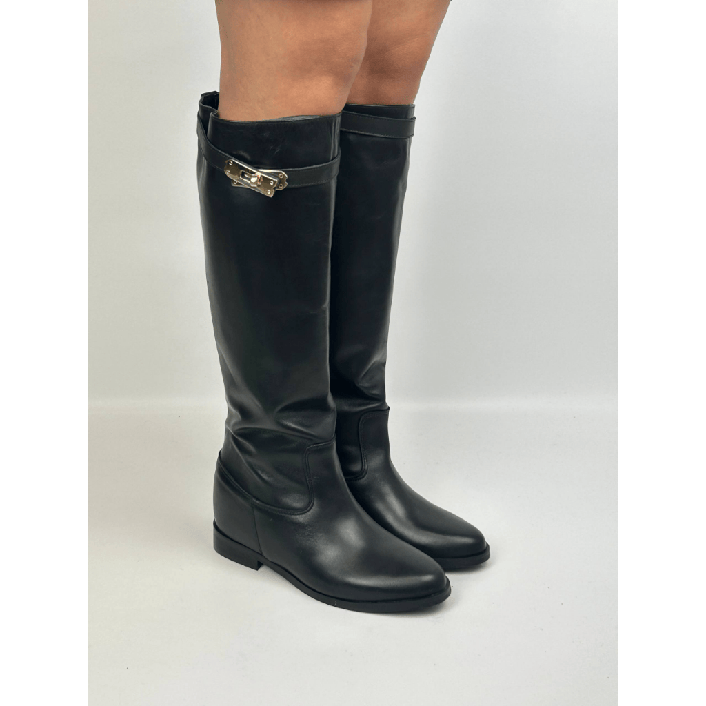 STIVALE V52 VITELLO NERO