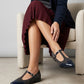 Mocassino Donna Grigio Scuro Scamosciato con Punta in Vernice Blu - Art 505