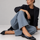 Ballerina Donna Blu Vernice Tacco 10 - Art 504